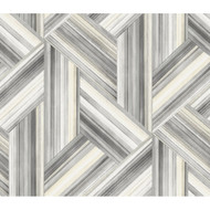 Seabrook Designs Geo Inlay - Cove Gray and Carrara