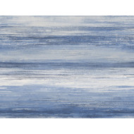 Seabrook Designs Sunset Stripes - Moody Blue and Frost