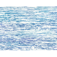Seabrook Designs Watercolor Waves - French Navy and Aqua