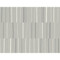 Seabrook Designs Block Lines - Metallic Silver and Cove Gray