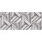 Seabrook Designs Geo Inlay Fabric - Cove Gray and Carrara