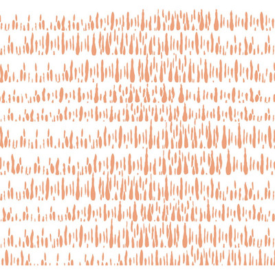 Seabrook Designs Brush Marks Fabric - Orangesicle