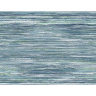 Lillian August Osprey Faux Grasscloth - Midnight Blue, Spearmint, and Ice