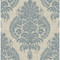 Lillian August Antigua Damask - Air Force Blue and Alabaster