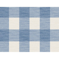 Lillian August Rugby Gingham - Coastal Blue and Ivory