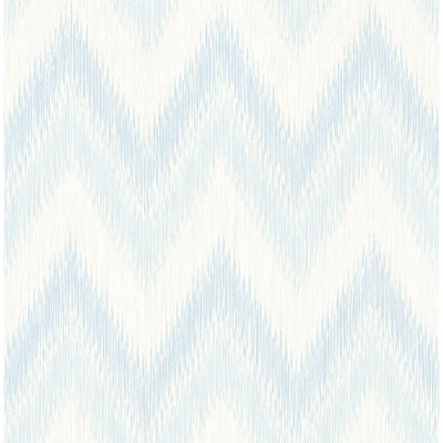Lillian August Regent Flamestitch Stringcloth - Blue Frost and Eggshell
