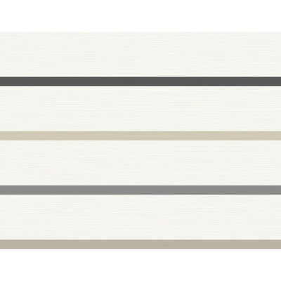 Lillian August Crew Stripe - Ivory, Wrought Iron, and Sand Dollar