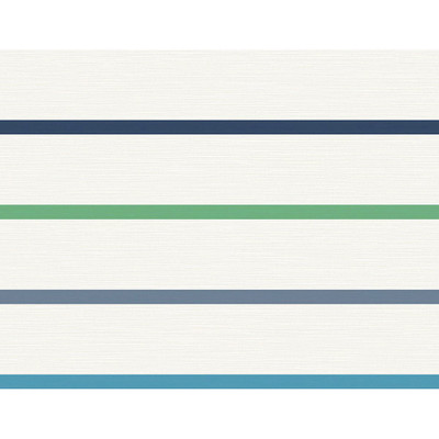 Lillian August Crew Stripe - Midnight Blue, Spearmint, and Eggshell