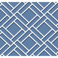 Lillian August Block Trellis - Coastal Blue and Navy
