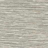 Lillian August Sisal Grasscloth - Ivory and Jet Black