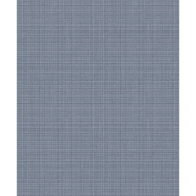 Etten Studios Crosshatch Linen - Metallic Slate Blue