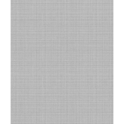Etten Studios Crosshatch Linen - Metallic Silver