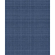 Etten Studios Crosshatch Linen - Metallic Storm Blue