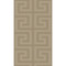 Etten Studios Greek Key - Khaki & Metallic Champagne
