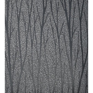 Etten Studios Birch Trail - Black Satin & Silver Glitter