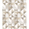 Seabrook Designs Lozenge Geometric - Latte & Dorian Grey