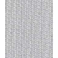 Seabrook Designs Deco Spliced Stripe - Ivory & Cobalt