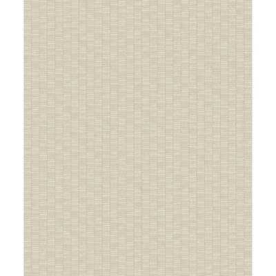 Seabrook Designs Deco Spliced Stripe - Parchment