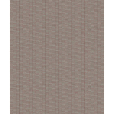 Seabrook Designs Deco Spliced Stripe - Graphite & Terra Cotta