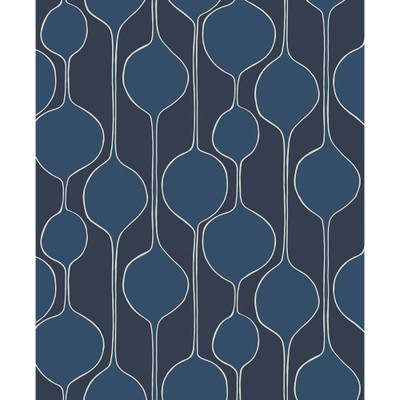 Seabrook Designs Minimalist Geometric  - Celtic Blue