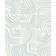 Seabrook Designs Linework Maze - Sky Blue