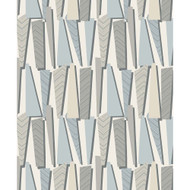 Seabrook Designs Geometric Shadows  - Aquamarine