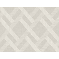Seabrook Designs Linen Trellis - Morning Fog