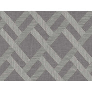 Seabrook Designs Linen Trellis - Ash