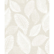 Seabrook Designs Tossed Leaves - Warm Sand