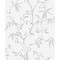Seabrook Designs Floral Blossom Trail - Soft Grey