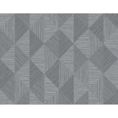 Seabrook Designs Diamond Inlay - Charcoal Grass