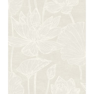 Seabrook Designs Water Lilies - Pearlescent