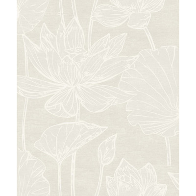 Seabrook Designs Water Lilies - Pearlescent