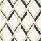 Collins & Company Brooklyn Diamond - Metallic Gold & Navy