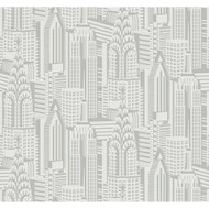 Collins & Company Manhattan Skyline - Silver Sky