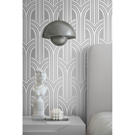 Collins & Company Deco Arches - Metallic Silver