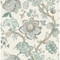 Seabrook Designs Bernadette Jacobean - Summer Sky & French Blue