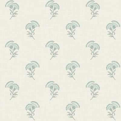 Seabrook Designs Lotus Branch Floral - Minty Meadow & French Grey