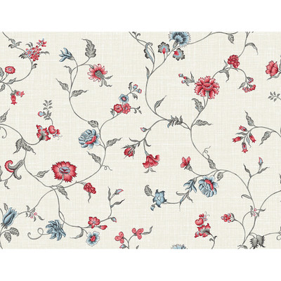 Seabrook Designs Florale Trail - Antique Ruby & French Blue