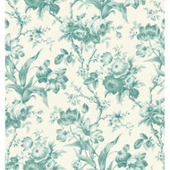 Seabrook Designs En Rose - Minty Meadow