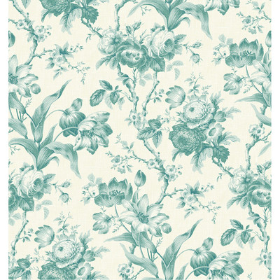 Seabrook Designs En Rose - Minty Meadow
