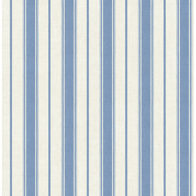 Seabrook Designs Eliott Linen Stripe - Blue Bell