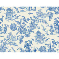 Seabrook Designs Colette Chinoiserie - Denim Wash
