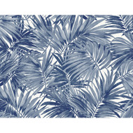 Lillian August Cordelia Tossed Palms - Pacific Blue