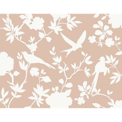 Lillian August Kauai Bird Toile - Peach Petal