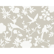 Lillian August Kauai Bird Toile - Argos Grey