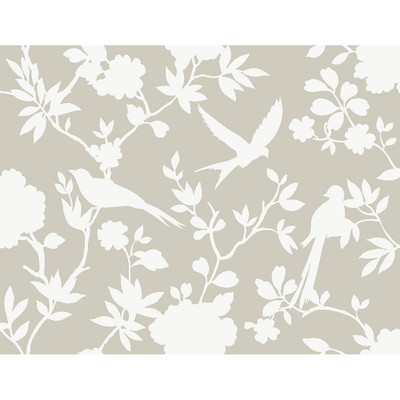 Lillian August Kauai Bird Toile - Argos Grey