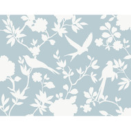 Lillian August Kauai Bird Toile - Hampton Blue