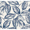 Seabrook Designs Beckett Sketched Leaves - Blueberry Hill