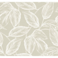 Seabrook Designs Beckett Sketched Leaves - Oat
